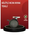 Sessiz Dönen Kilitli Mobilya Tekerleği 4 Cm