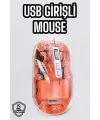 Sessiz Kablosuz Usb Girişli Mouse Fare Yüksek Performanslı