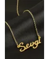Sevgi isimli kolye (Kişiye Özel)