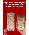 Sevgililer Günü İçin Hediye Kristal Lamba Sevgiliye Hediye Usb Şarjlı Gece Lambası