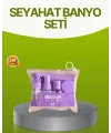 Seyahat Banyo Seti 5 Parça Şeffaf Taşıma Çantalı 30 Ml