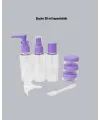 Seyahat Banyo Seti 5 Parça Şeffaf Taşıma Çantalı 30 Ml