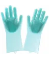 Sihirli Isıya Dayanıklı Silikon Çok Amaçlı Bulaşık Eldiven Fırçası Magic Gloves