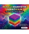 Sihirli Manyetik Toplar Dyum Mıknatıs Küp Bilye 216 Adet Cube Küp Dymium