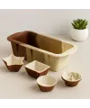 Silikon 13 Parça Muffin ve Baton Kek Kalıp Seti (11.5x25 cm)