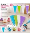 Silikon  30cm Tekli  Krema Sıkma  Torbası
