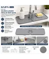 Silikon Lavabo Musluk Matı 36cm