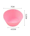 Silikon Muffin Kalıbı - Sürekli Kullanım Muffin Kek Kalıbı 6 Adet