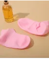 Silikon Nemlendirici Çorap Ayak Bakım Çorabı Pembe