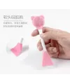 Silikon Yüz Temizleme Fırçası ve Maske Uygulama Spatulası