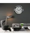 Silver Atlas 60 x 60 Cm Metal Duvar Saati