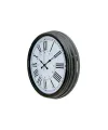 Silver Elegance 40 Cm Krom Metal Duvar Saati