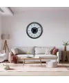 Silver Empire 60 Cm Çarklı Krom Duvar Saati