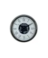 Silver Empire 60 Cm Çarklı Krom Duvar Saati