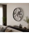 Silver Legacy World 60 x 60 Cm Metal Duvar Saati