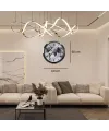 Silver Legacy World 60 x 60 Cm Metal Duvar Saati