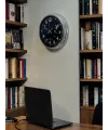 Silver Prestige Atatürk 36 Cm Metal Krom Duvar Saati