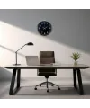 Silver Shadow 40 Cm Metal Duvar Saati