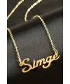 Simge isimli kolye (Kişiye Özel)