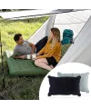 Şişme Kamp ve Yolculuk Yastığı - Ergonomik - Kadife Yüzey
