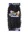 Sister Afro Dalgası Saç-Kahverengi 4