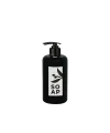 Sıvı Sabunluk Yuvarlak Plastik Pompalı 500 Ml - Siyah