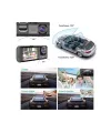 Siyah 1080p Araç İçi 3 Kameralı Lcd Ekranlı Gece Görüşlü , G-sensör , Geri Görüş Kamera