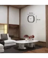 Siyah 31 Cm Modern Stil Duvar Saati