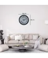 Siyah 36 Cm Atlas Tasarım Duvar Saati