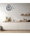 Siyah 36 Cm Sebze Figürlü Eğlenceli Mutfak Duvar Saati