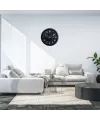 Siyah 40 Cm Metal Atatürk Seri Duvar Saati