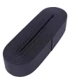 Siyah - 4cm Paça Lastik Yassı Geniş 10mt.