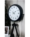 Siyah Arap Rakamlı Sıradışı Tasarım Tripod Ayaklı Saat