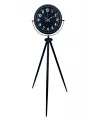 Siyah Asil Standart Stil Tripod Ayaklı Saat