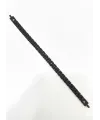 Siyah Çelik  Erkek Çelik Bileklik Boy 21.5 Cm / En 0.8 Mm  - Ebl0076