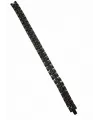 Siyah Çelik  Erkek Çelik Bileklik Boy 21.5 Cm / En 1.2 Cm  - Ebl0061