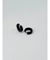 Siyah Çelik Erkek Küpe Çap (8 Mm) Kalınlık (4 Mm) - Ekp0031