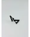 Siyah Çelik Erkek Küpe Çap (9 Mm) Kalınlık (3 Mm) - Ekp0021