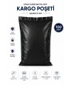 Siyah Cepsiz Battal Boy Kargo Poşeti 45x55+5 Cm 100 Adet