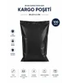 Siyah Cepsiz Orta Boy Kargo Poşeti 30x37+5 Cm 100 Adet