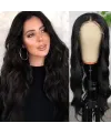 Siyah Dalgalı Fiber Sentetik Tül Peruk
