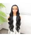 Siyah Fiber Sentetik Ekstra Uzun Tül Peruk