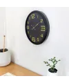 Siyah Gold Rakamlı 52 x 52 Cm Duvar Saati