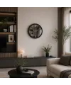 Siyah Imperial Aynalı 40 x 40 Cm Duvar Saati