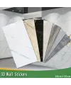 Siyah Mermer Desenli Alüminyum Plastik Duvar Sticker