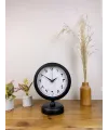 Siyah Metal Farsça Masa Saati 25×20 cm