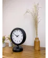 Siyah Metal Farsça Masa Saati 25×20 cm