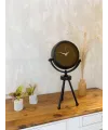 Siyah Metal Mini Tripod Spor Masa Saati 45×26 cm