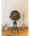 Siyah Metal Mini Tripod Spor Masa Saati 45×26 cm