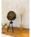 Siyah Metal Mini Tripod Spor Masa Saati 45×26 cm